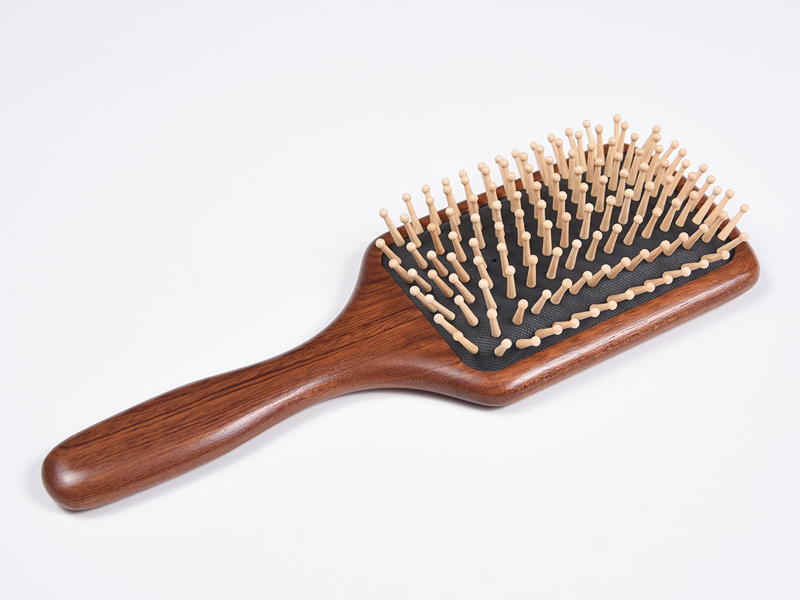 Környezetbarát Bamboo Paddle Cushion hajkefe