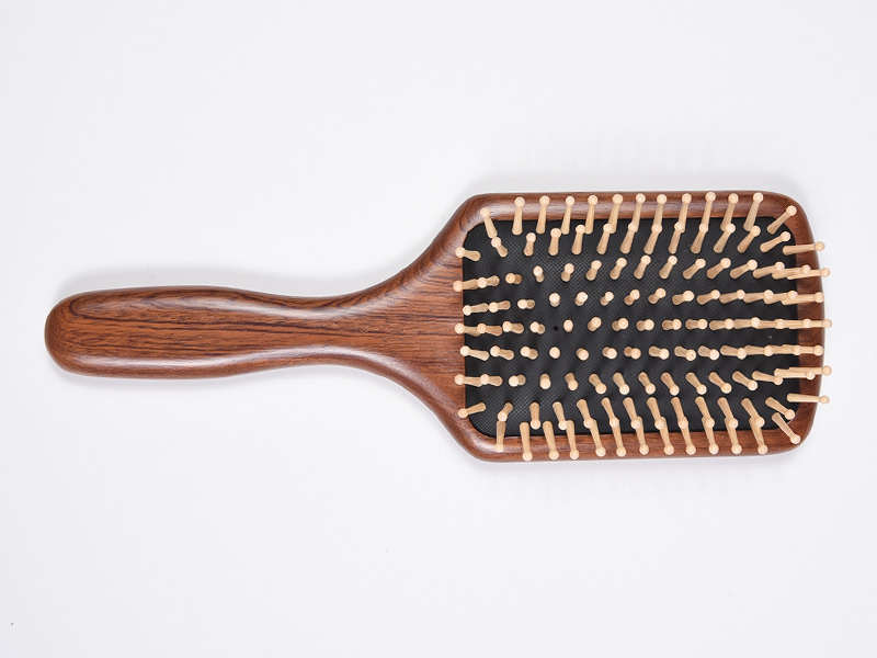 Környezetbarát Bamboo Paddle Cushion hajkefe