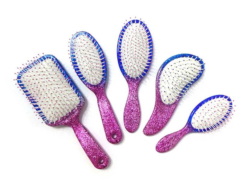 Paddle műanyag hajszárító sampon Curve Wave hajkefe