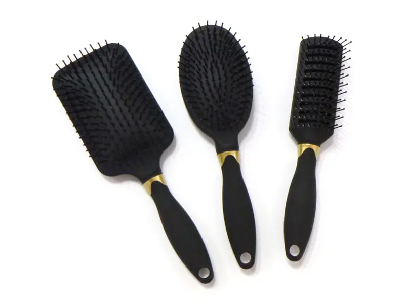 Detangling gumi bevonatú hajkefe