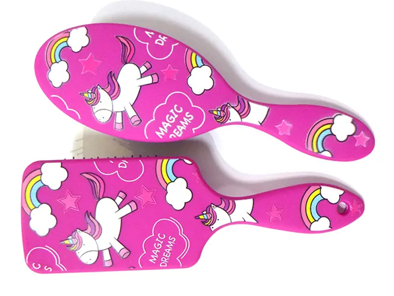 Kid Baby kis fekete tűk, nedves mini detangling hajkefe