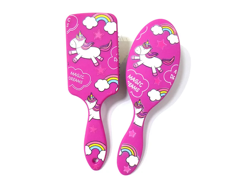 Kid Baby kis fekete tűk, nedves mini detangling hajkefe