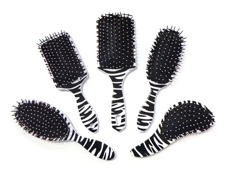 Round Straightener Weave Hair Sampon Comb