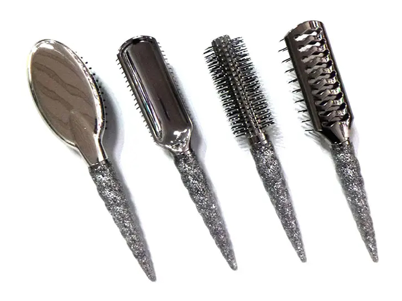 Detangling göndör hajszárító kerek forró hajszárító hajformázó